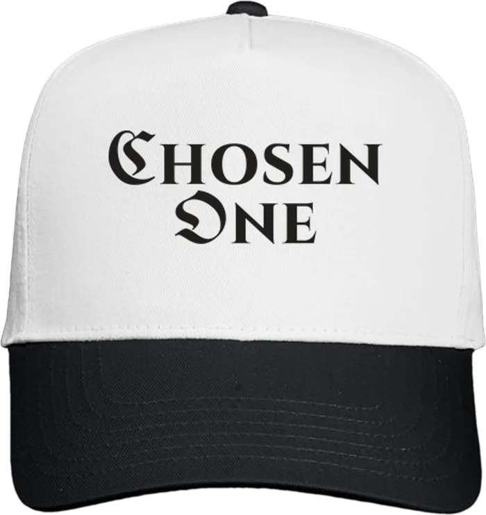Chosen One White & Black Cap